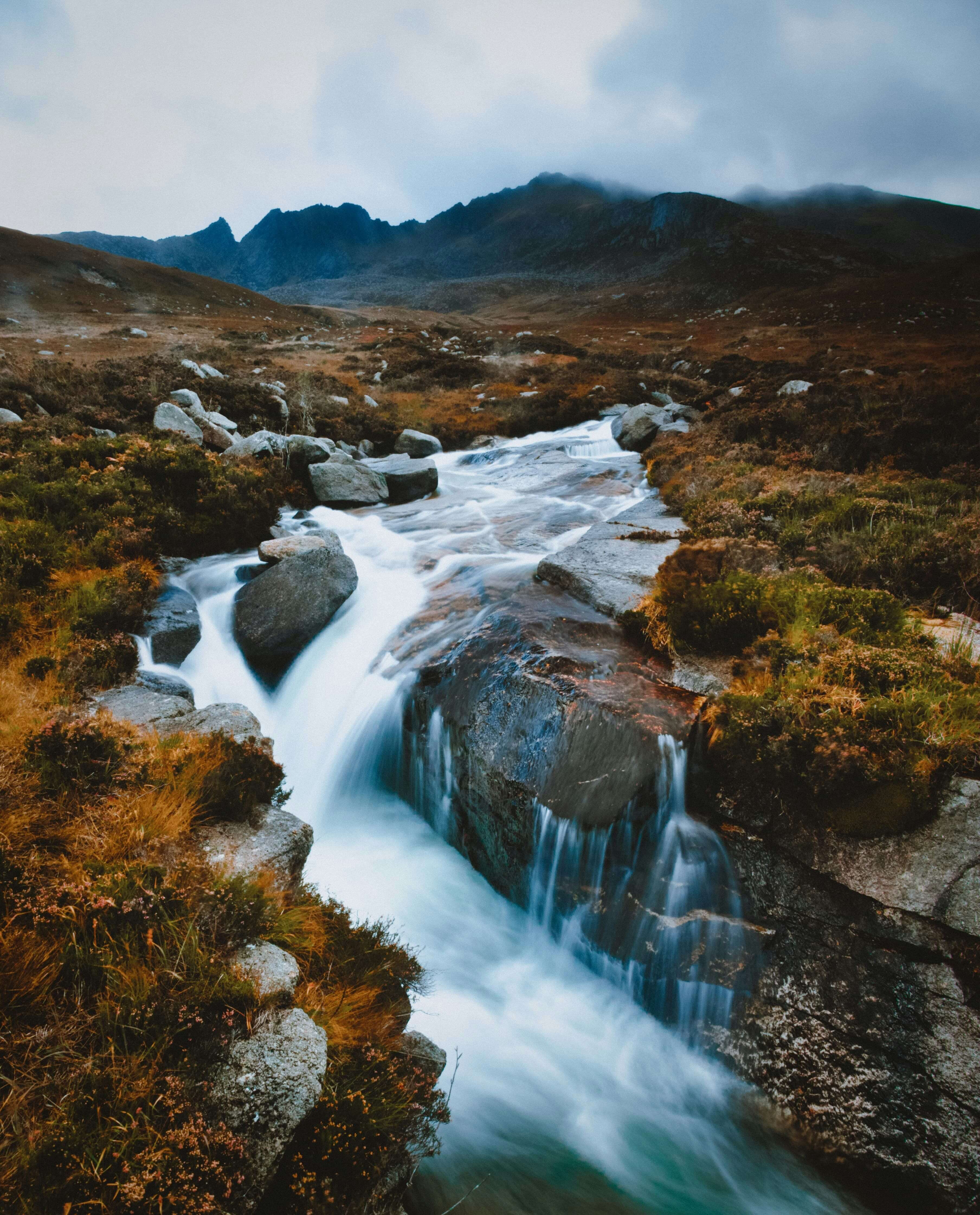 A waterfall on the Isle of Arran