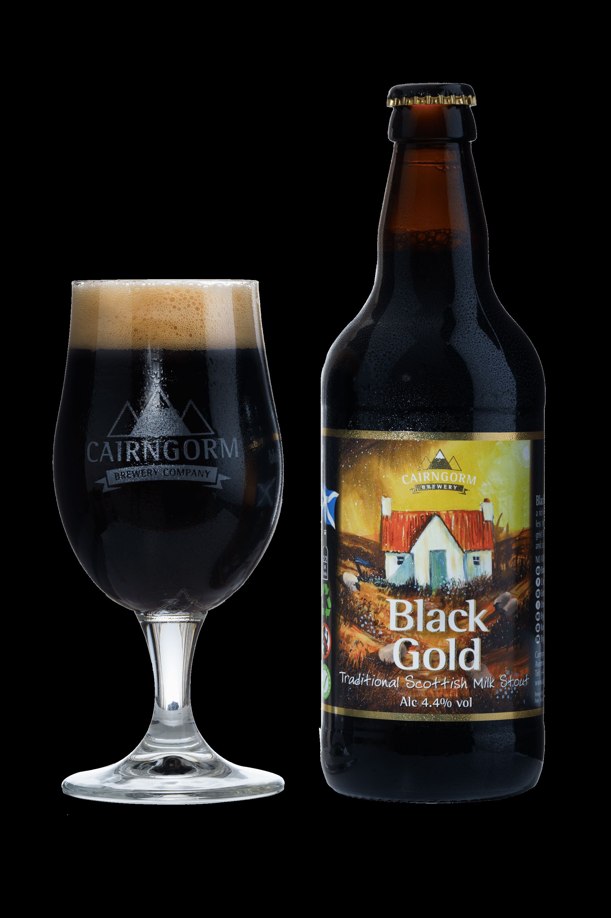 black gold poure Compressed