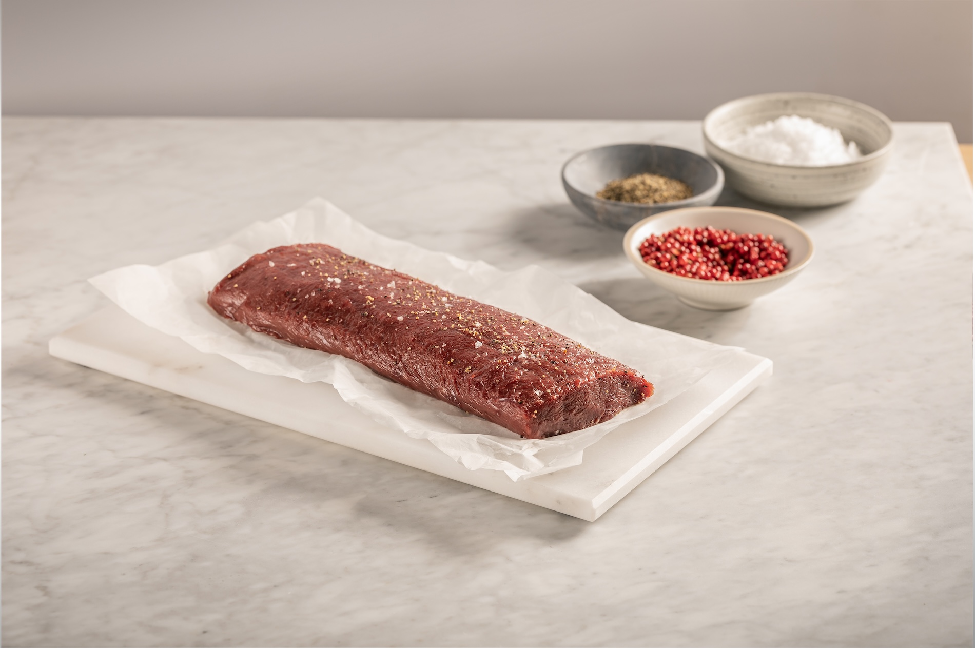 Raw venison